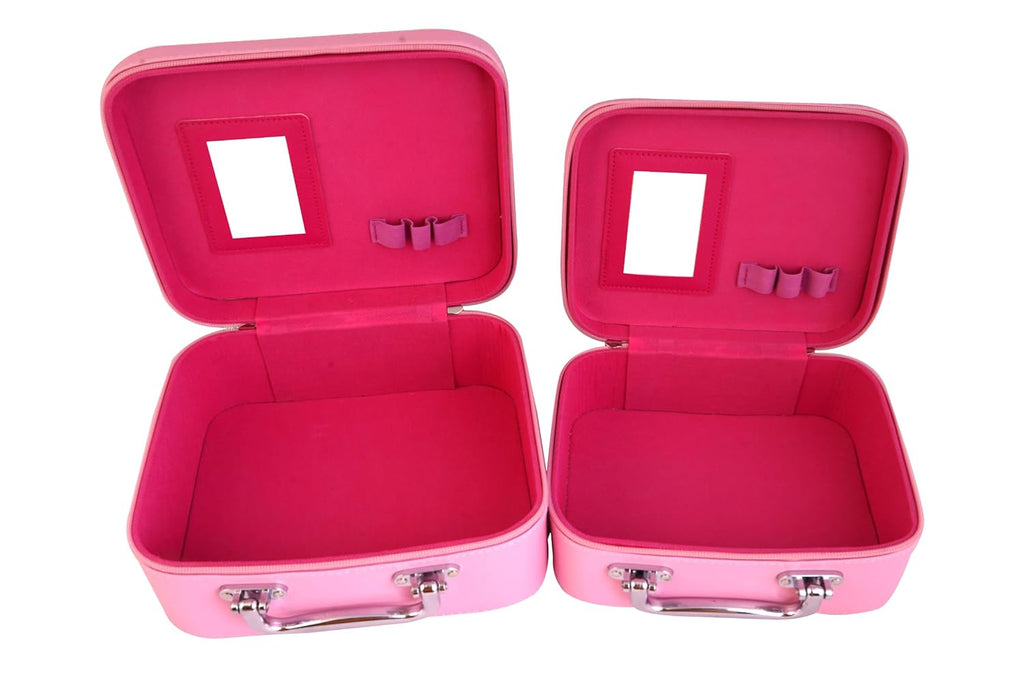 Makeup Vanity Box for Women | Makeup Box Good for Storage | Vanity Cosmetics Products Storage Box - Pack of 2