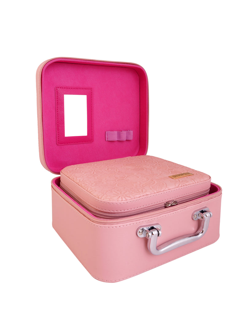 Makeup Vanity Box for Women | Makeup Box Good for Storage | Vanity Cosmetics Products Storage Box (Pack of 2)